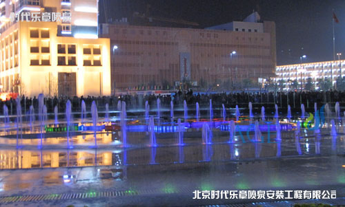 石家莊省委廣場音樂噴泉